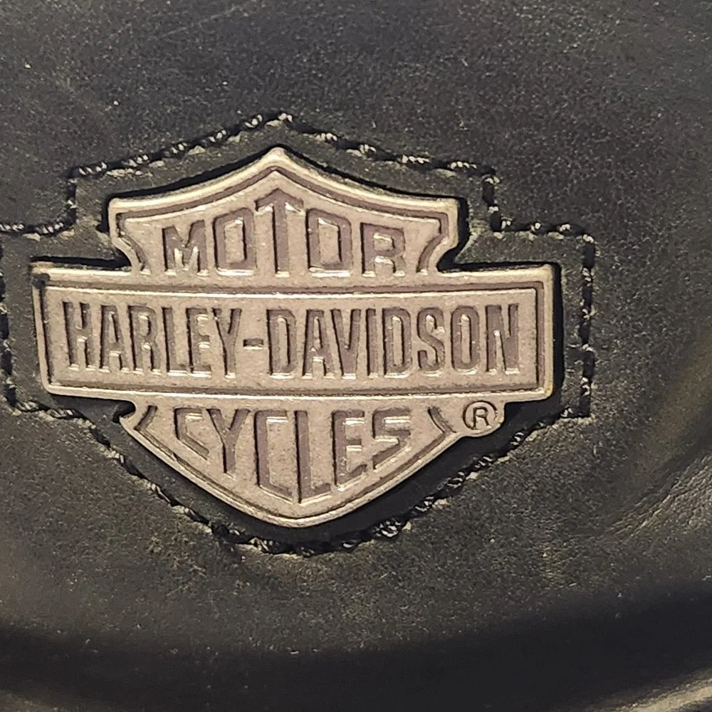 Harley Davidson Boots Mens 12 Black  Leather Clancy Waterproof Motorcycle D96159